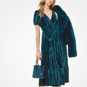 MICHAEL Michael Kors Tiered Velvet Dress